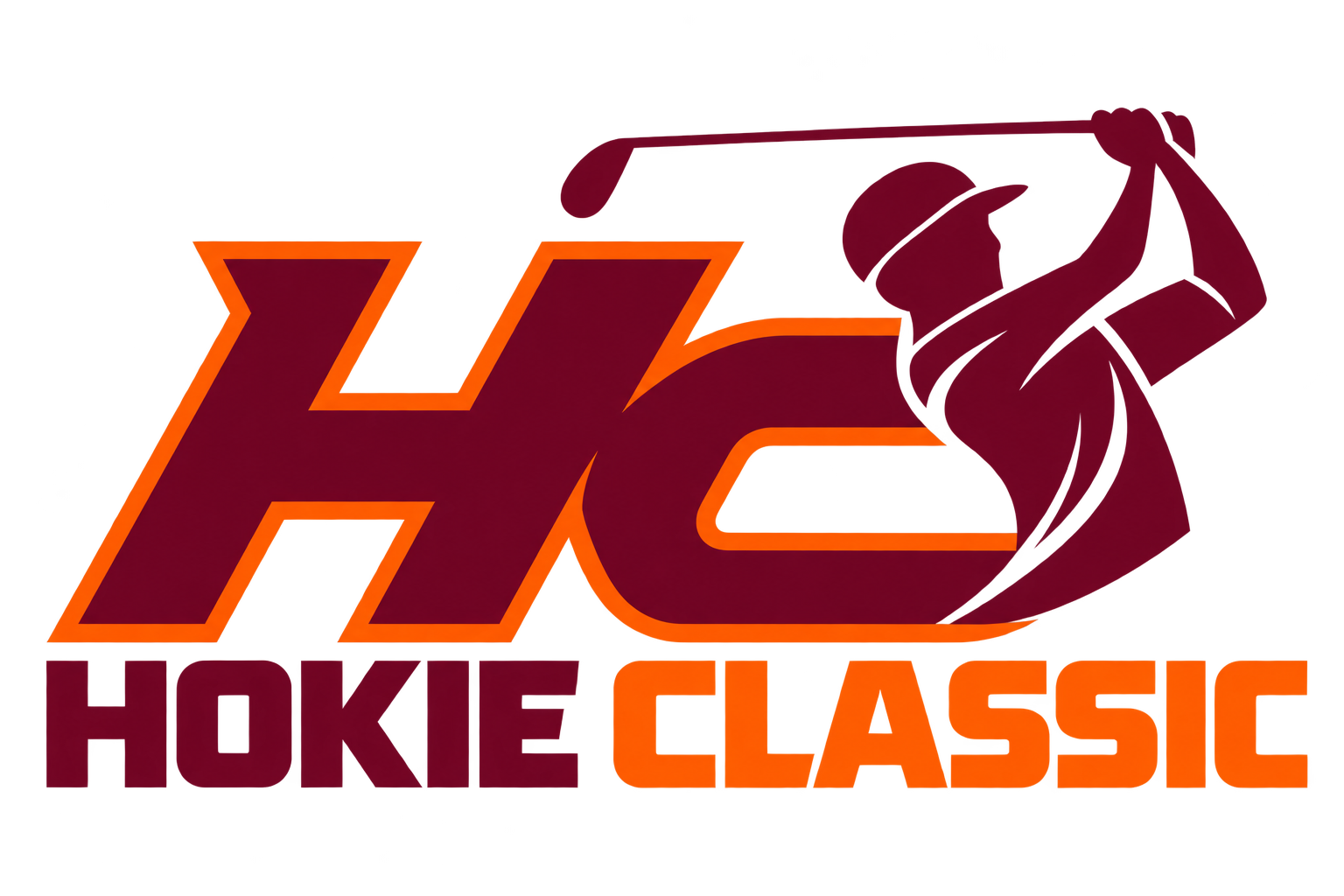 Hokie Classic HC golfer logo